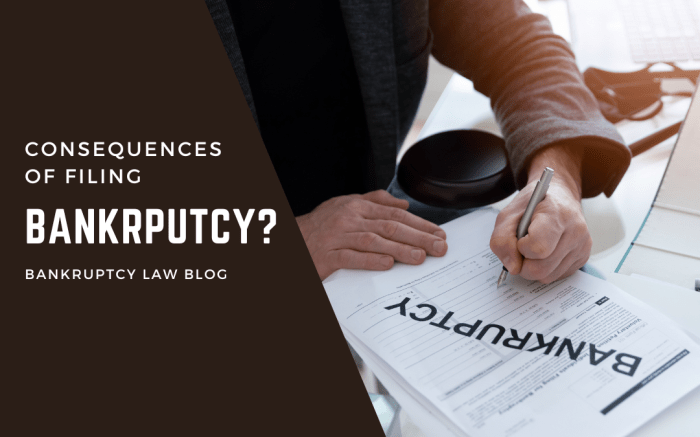 Bankruptcy filing happens law after